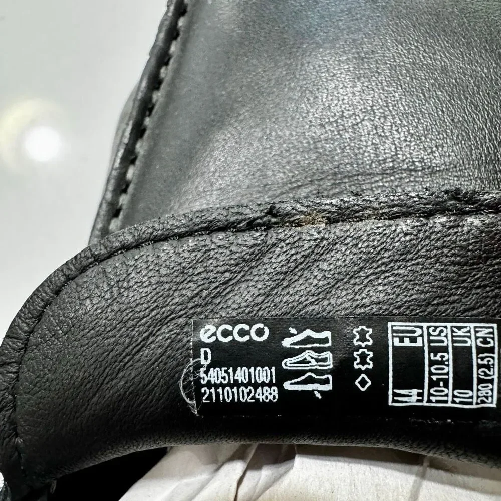 Ecco S-Lite Black Slip On Loafers. Size 44/US10.5